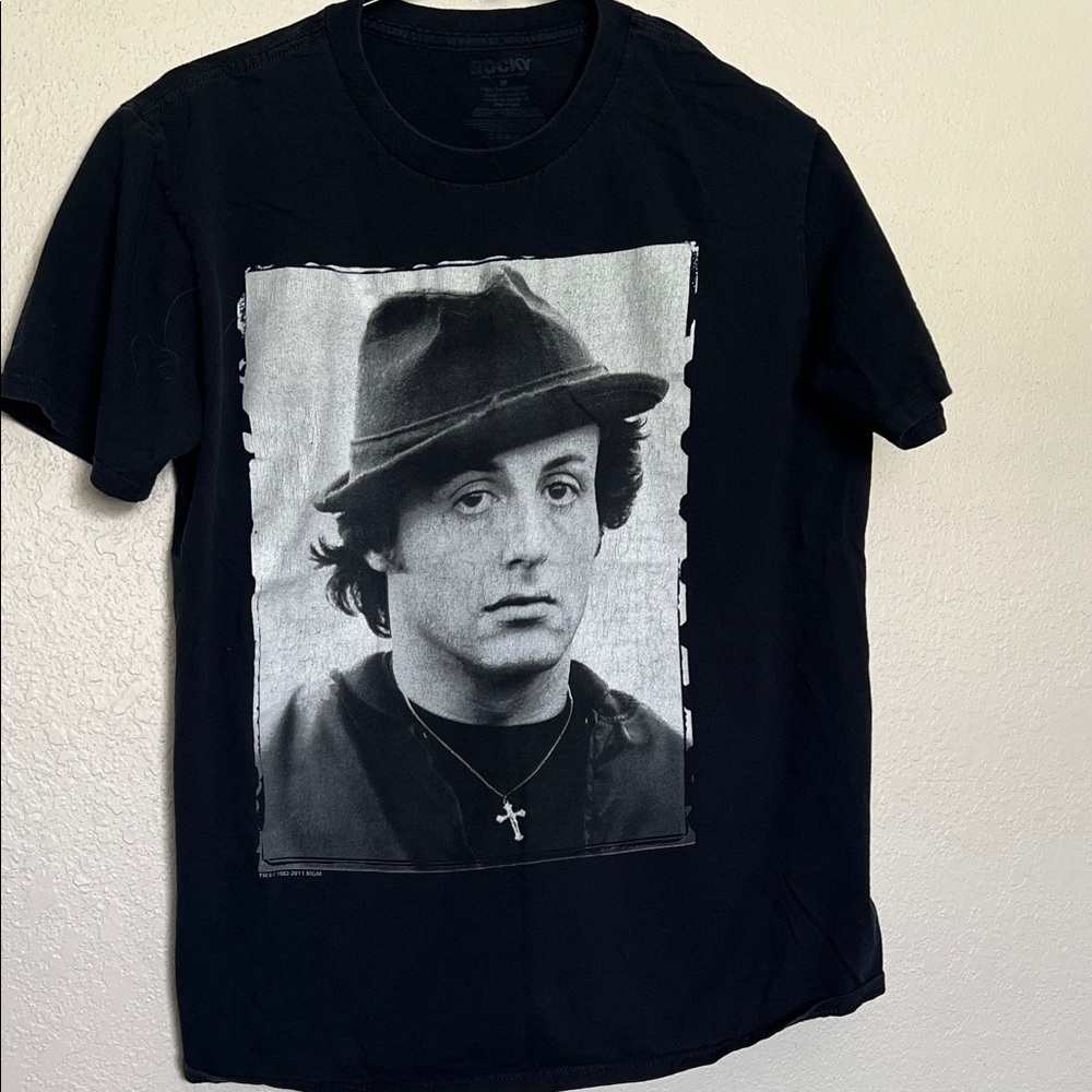 Rocky Black Graphic Tee